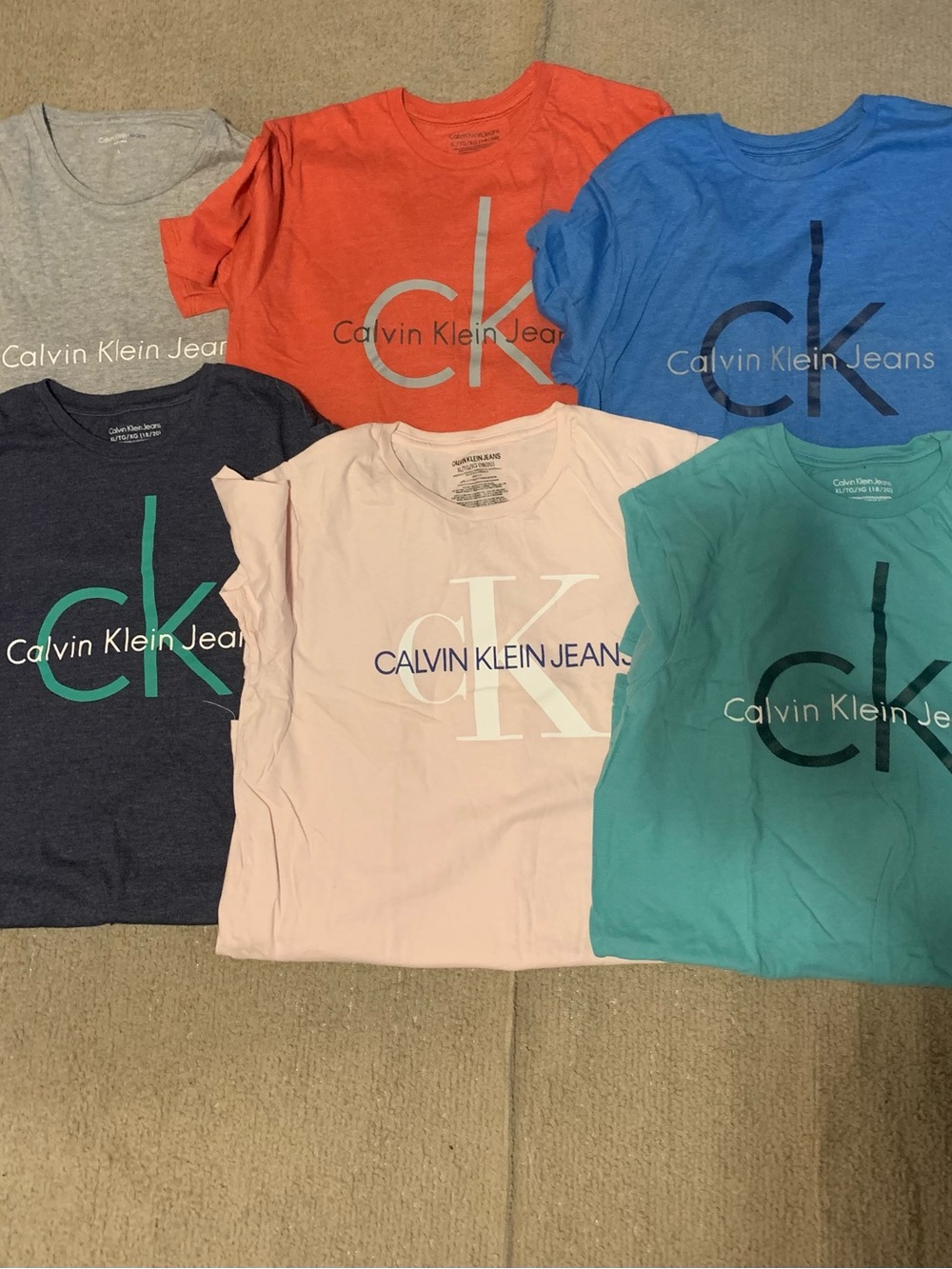 Calvin Klein Jeans Kids' Logo Tees Bundle
